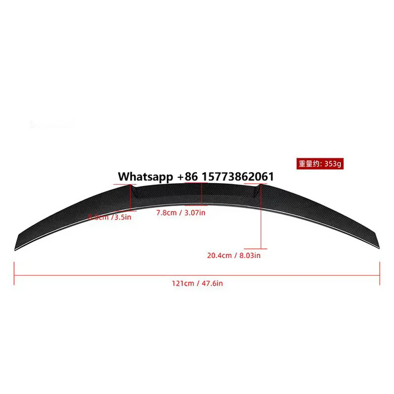 PSM Style Dry Carbon Fiber Car Parts Rear Trunk Spoiler Wing for 4 Series G22 435i 420i G82 M4 CS GTS 2021+ Carbon Spoiler
PSM Style Dry Carbon Fiber Car Parts Rear Trunk Spoiler Wing for 4 Series G22 435i 420i G82 M4 CS GTS 2021+ Carbon Spoiler