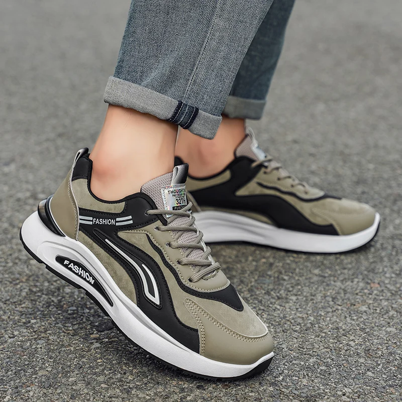 New 2026 Men's Casual Shoes PU Leather Surface Running Shoes Anti-slip Sports Sneakers Four Seasons Men's Low Top Sneakers
New 2026 Men's Casual Shoes PU Leather Surface Running Shoes Anti-slip Sports Sneakers Four Seasons Men's Low Top Sneakers