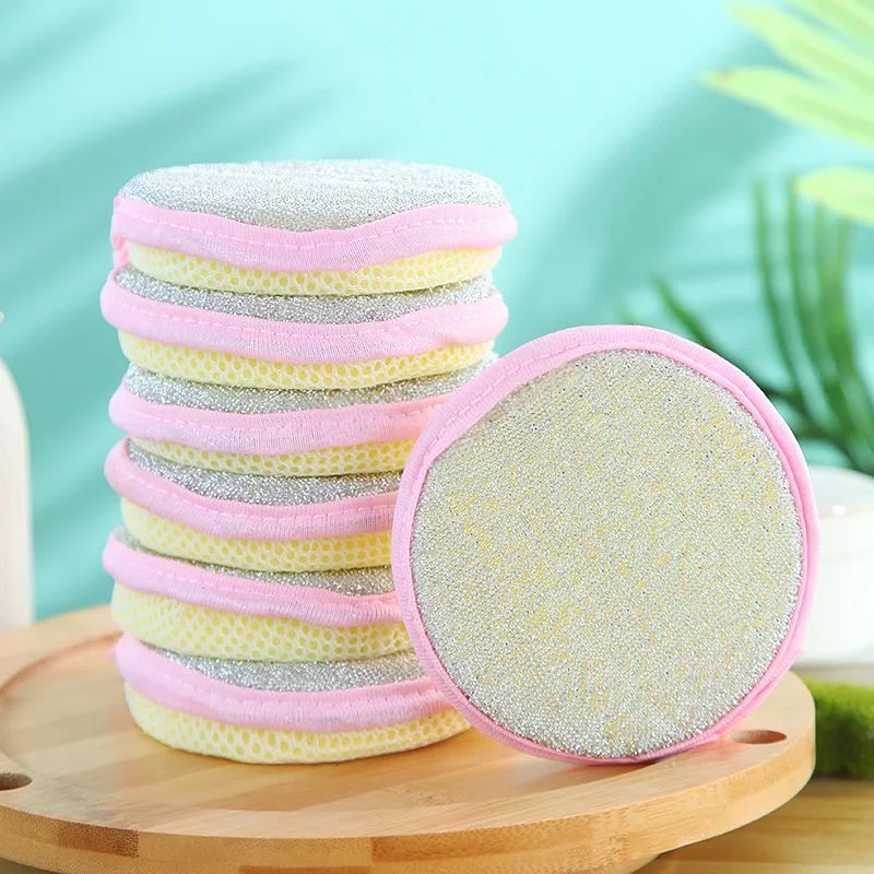 Pink Kitchen Sponge Rag Available on Both Sides Wash Dishes Towel Kitchen Accessories Can Be Hung for Draining Water
Pink Kitchen Sponge Rag Available on Both Sides Wash Dishes Towel Kitchen Accessories Can Be Hung for Draining Water