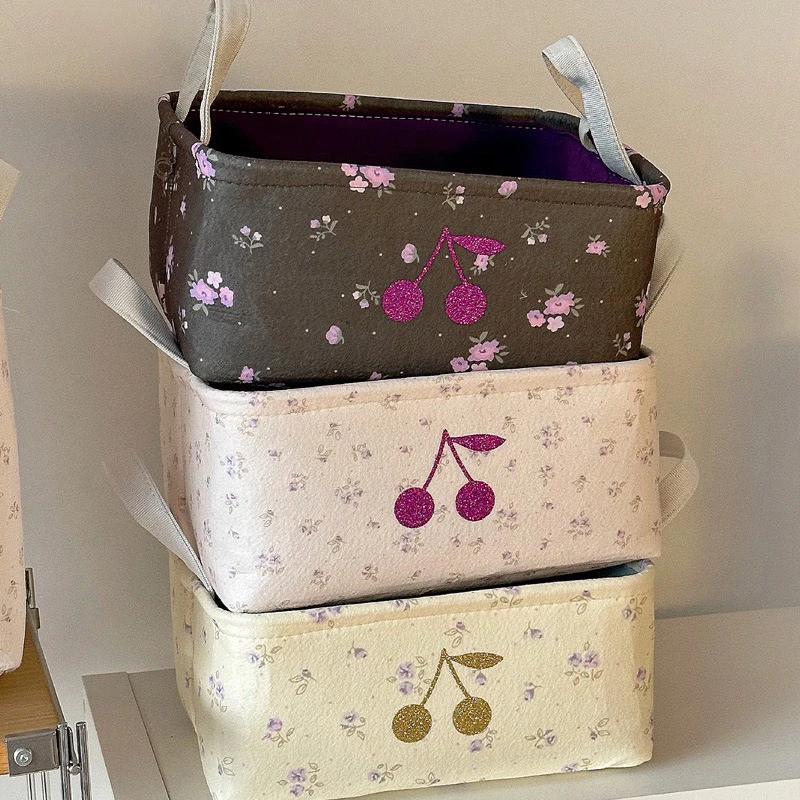 Cherry Embossed Gold Washable Cotton Fabric Storage Basket Desktop Organizer No Odor Home Storage Box Stackable for Kids Room
Cherry Embossed Gold Washable Cotton Fabric Storage Basket Desktop Organizer No Odor Home Storage Box Stackable for Kids Room