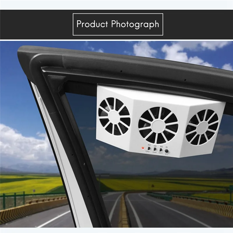 Car Ventilation Fan Solar Charging Car Fan Heater Fan For Car Window Cooling Artifact Car Exhaust Fan Cooling Down
Car Ventilation Fan Solar Charging Car Fan Heater Fan For Car Window Cooling Artifact Car Exhaust Fan Cooling Down