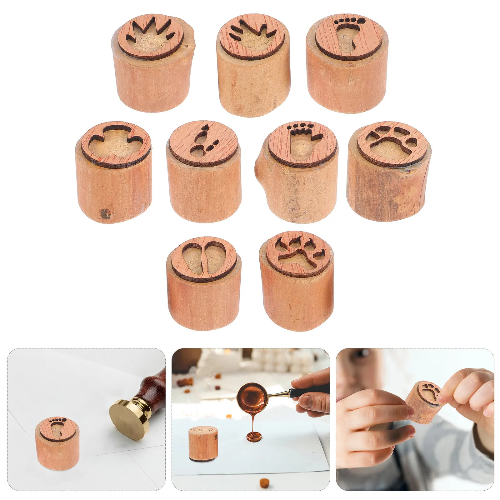 9Pcs Animal Footprint Stamps Wooden Craft Stamps for Kids DIY Projects Card Making Nature Stamp Set for Crafting and Decoration
9Pcs Animal Footprint Stamps Wooden Craft Stamps for Kids DIY Projects Card Making Nature Stamp Set for Crafting and Decoration