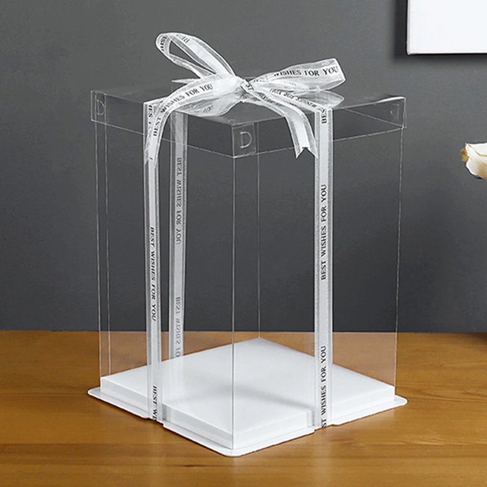 2Pcs Cake Food Grade White Card Transparent Cake Packaging Boxes Birthday Packing Clear Plastic Window Versatile Pastry Floral
2Pcs Cake Food Grade White Card Transparent Cake Packaging Boxes Birthday Packing Clear Plastic Window Versatile Pastry Floral