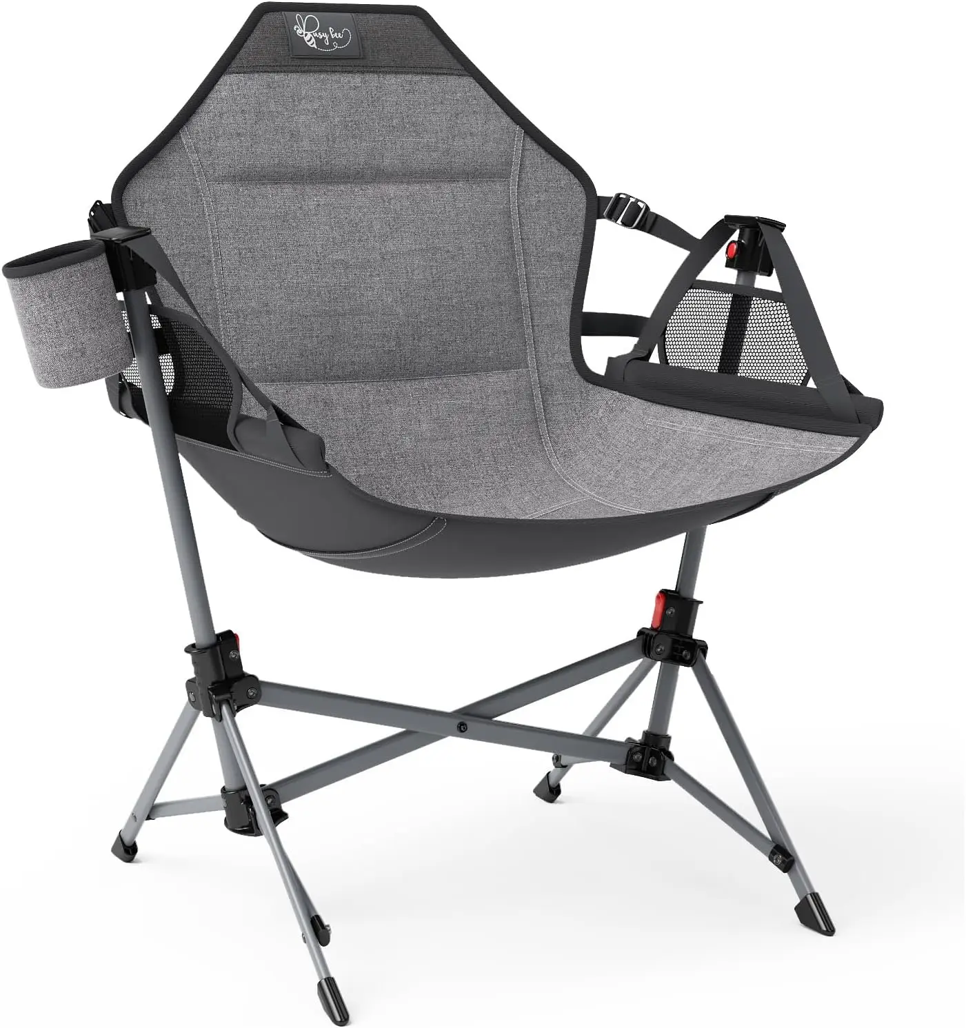 Kids Folding Camping Chair with Hammock Swing, Cup Holder & Bag, Supports 125 LBS for Outdoor Indoor Use
Kids Folding Camping Chair with Hammock Swing, Cup Holder & Bag, Supports 125 LBS for Outdoor Indoor Use