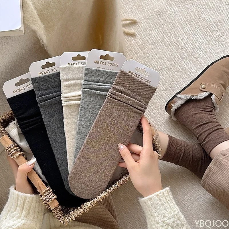 5 pairs of spring autumn coffee colored solid color socks for women's outdoor wear versatile autumn winter mid tube socks
5 pairs of spring autumn coffee colored solid color socks for women's outdoor wear versatile autumn winter mid tube socks