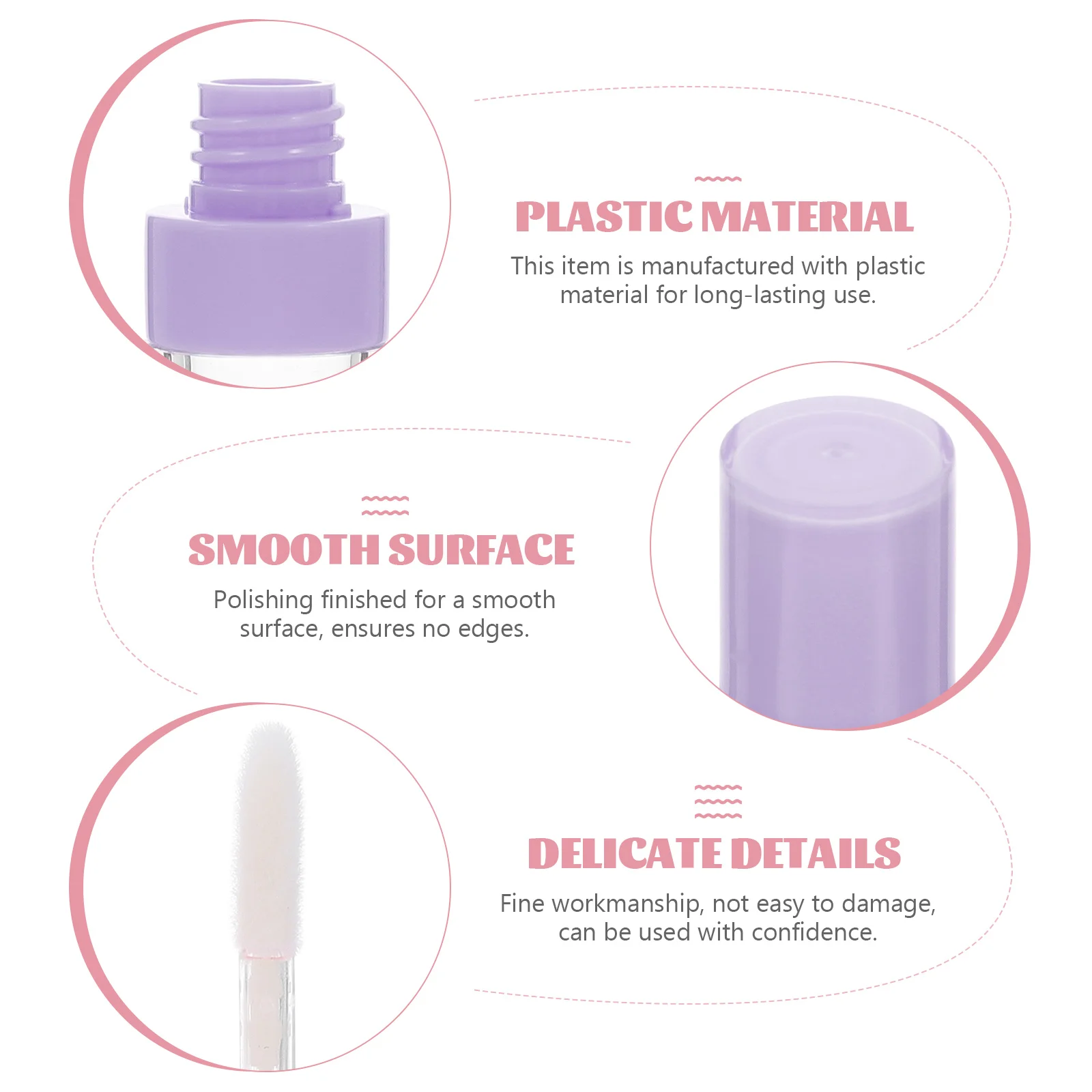6pcs Lip Gloss Tubes Refillable Bottles Hollow Gradient Color Empty Round Plastic ABS DIY Tools Small Light Easy Carry
6pcs Lip Gloss Tubes Refillable Bottles Hollow Gradient Color Empty Round Plastic ABS DIY Tools Small Light Easy Carry