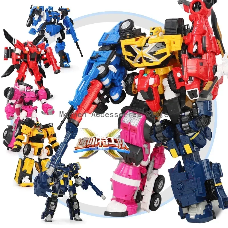 MiniForce 5 in 1 Penta X Ranger Transformation Robot Bot PENTATRON Model Ornaments Deformation Combiner Action Figure Toys Gift
MiniForce 5 in 1 Penta X Ranger Transformation Robot Bot PENTATRON Model Ornaments Deformation Combiner Action Figure Toys Gift