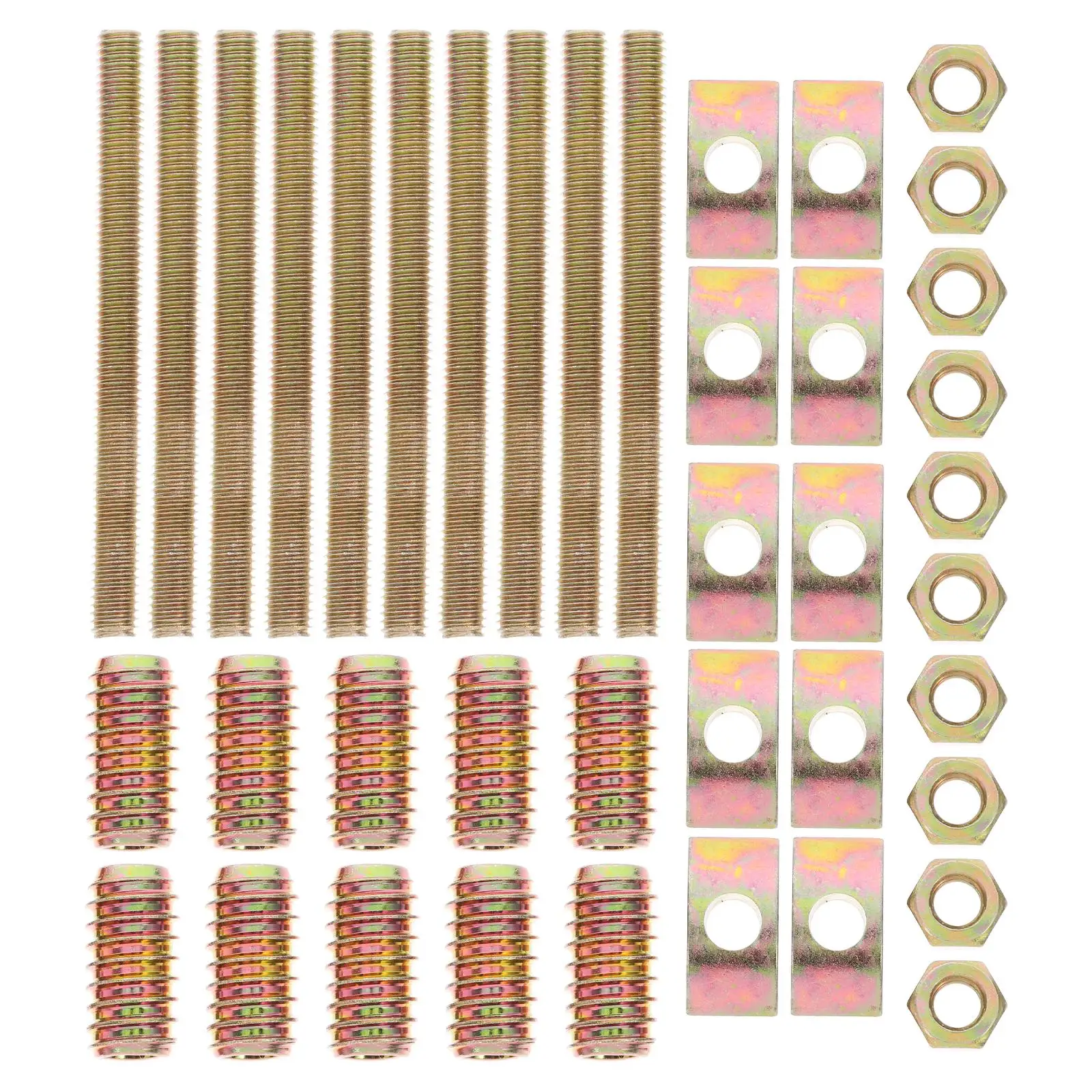 10 Sets Connectors Wardrobe Parts Durable Furniture Parts for Bed Wardrobe DIY Projects Panel Hardware
10 Sets Connectors Wardrobe Parts Durable Furniture Parts for Bed Wardrobe DIY Projects Panel Hardware