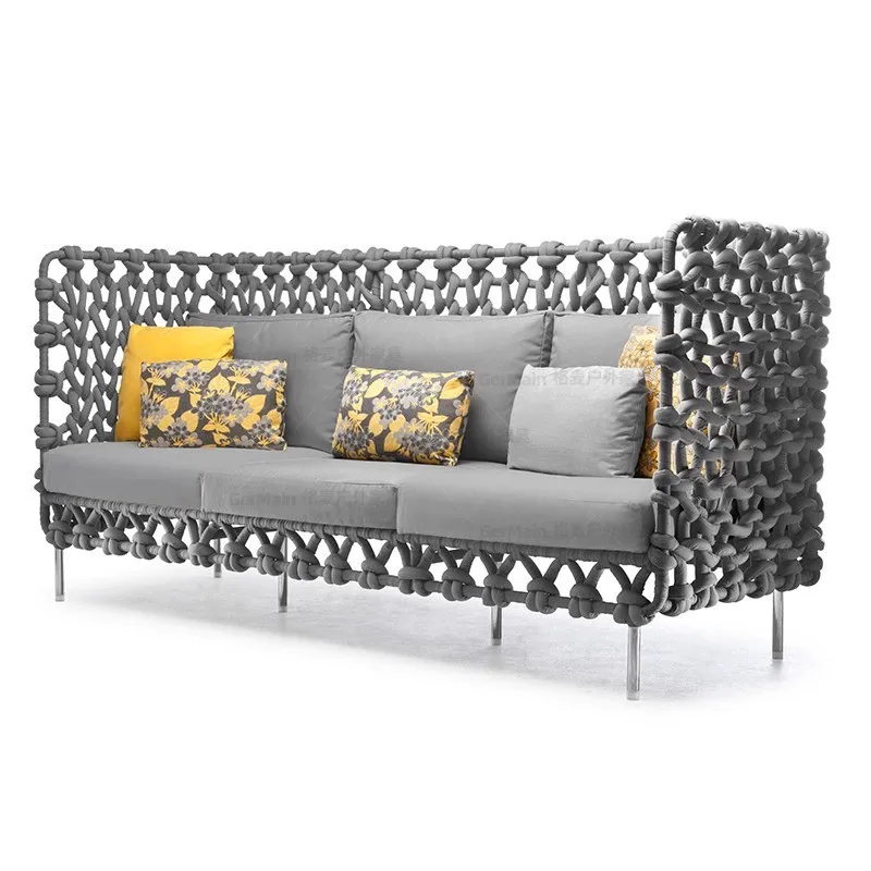 Outdoor rattan chair courtyard sofa open-air garden coffee table combination rattan furniture
Outdoor rattan chair courtyard sofa open-air garden coffee table combination rattan furniture