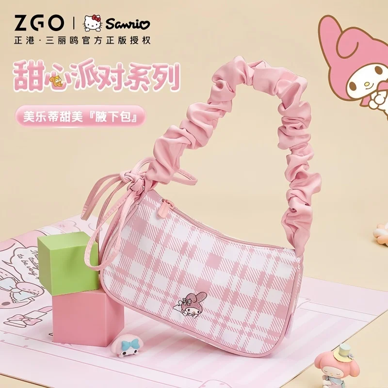Sanrio Hello Kitty Cinnamoroll My Melody Black Plaid Cute Ruched Strap Armpit Crossbody Bag Niche Trendy Fashion Gift
Sanrio Hello Kitty Cinnamoroll My Melody Black Plaid Cute Ruched Strap Armpit Crossbody Bag Niche Trendy Fashion Gift