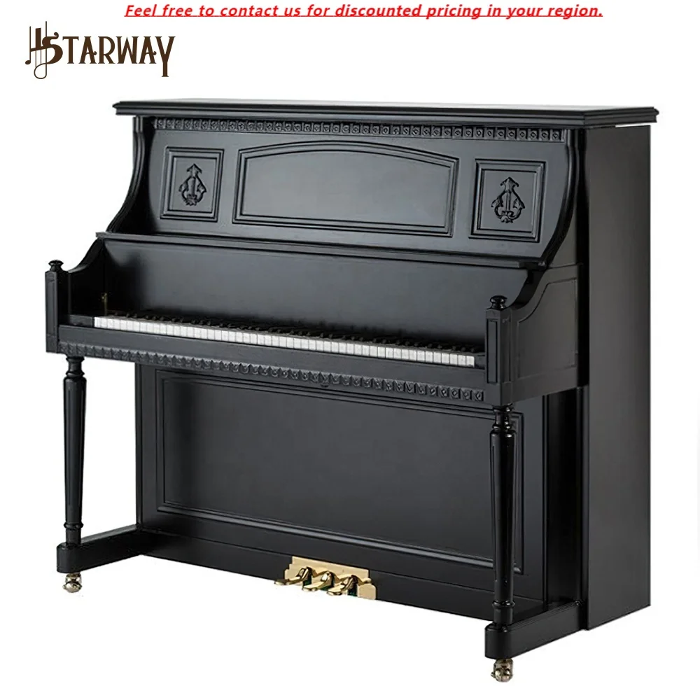 Starway Classic Carving Black Mechanical Acoustic Real Upright Piano 88 Keys For Kid Beginner Learning
Starway Classic Carving Black Mechanical Acoustic Real Upright Piano 88 Keys For Kid Beginner Learning