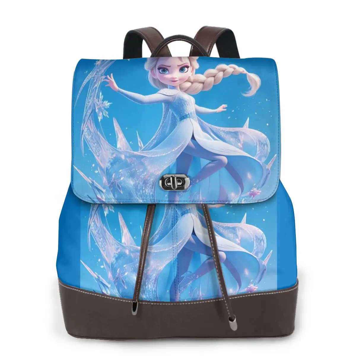 Новый женский многофункциональный рюкзак Disney Frozen Elsa, повседневная кожаная школьная сумка для девочек, модная дорожная сумка на плечо
Новый женский многофункциональный рюкзак Disney Frozen Elsa, повседневная кожаная школьная сумка для девочек, модная дорожная сумка на плечо