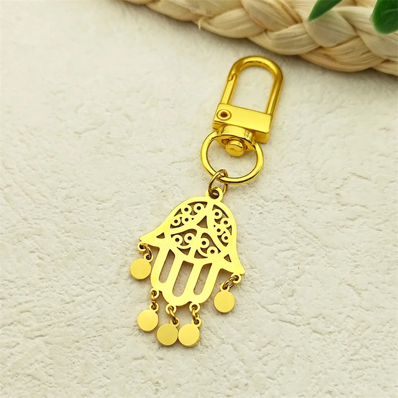 Fatima Hand Tassel Tree of Life Pendant Key Chain for Women Men Stainless Steel Gold Color Hamsa Hand Amulet Key Ring Jewelry
Fatima Hand Tassel Tree of Life Pendant Key Chain for Women Men Stainless Steel Gold Color Hamsa Hand Amulet Key Ring Jewelry