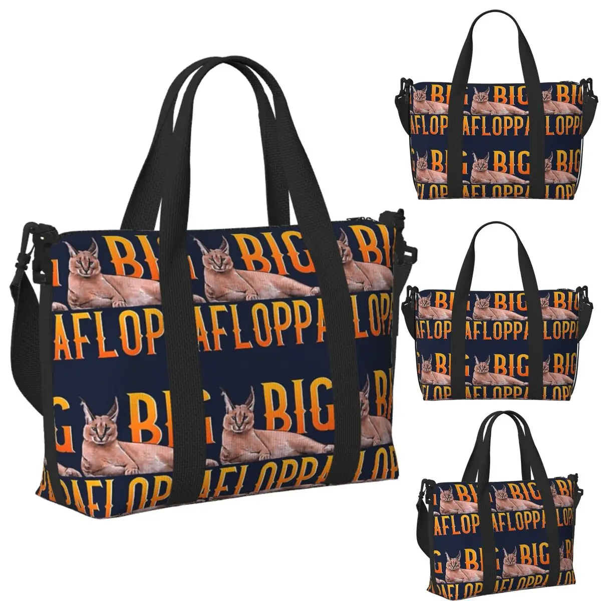 Custom Big Floppa Funny Beach Travel Bag Large Capacity Tote Bags for Gym Yoga Women Shopping Duffle Shoulder Bag
Custom Big Floppa Funny Beach Travel Bag Large Capacity Tote Bags for Gym Yoga Women Shopping Duffle Shoulder Bag