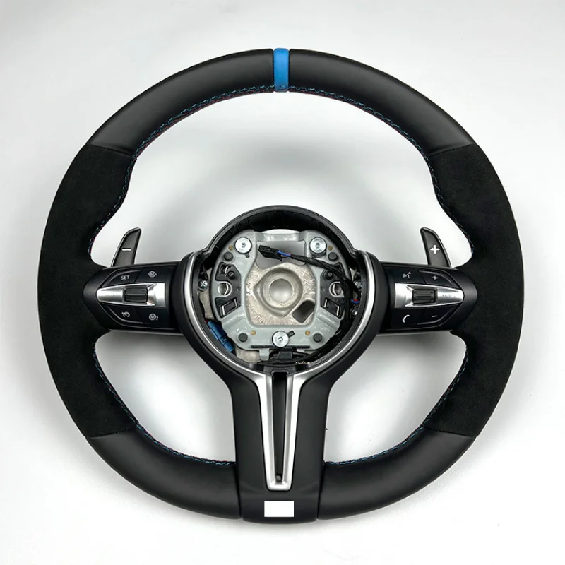 Suitable for BMW full series modified F-base full leather steering wheel assembly F10 F15 M3 M5 3 Series 5 Series X7
Suitable for BMW full series modified F-base full leather steering wheel assembly F10 F15 M3 M5 3 Series 5 Series X7