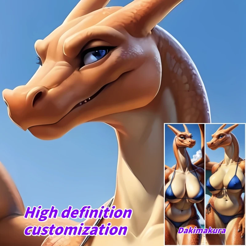 Dakimakura Anime Animal Orcs Beach Charizard Double-sided Print Life-size Body Pillow Cover Bedding Gifts
Dakimakura Anime Animal Orcs Beach Charizard Double-sided Print Life-size Body Pillow Cover Bedding Gifts