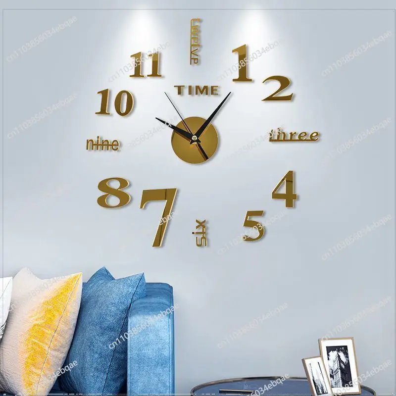 3D Clock Alarm Clock Wall Wall Living Room Internet Celebrity Wall Clock
3D Clock Alarm Clock Wall Wall Living Room Internet Celebrity Wall Clock