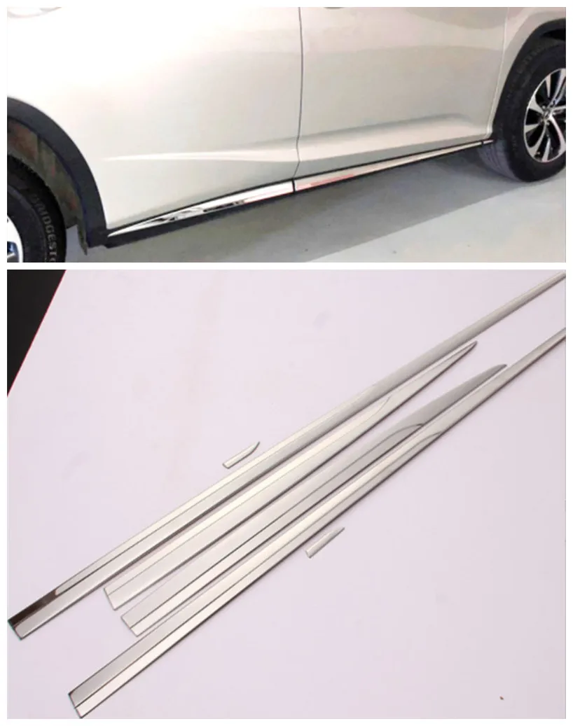 6pcs Stainless Steel Car Body Side Door Moulding Cover Trim for 2016-2020 Lexus RX200t RX300 Car Exterior Accessories Stylilng
6pcs Stainless Steel Car Body Side Door Moulding Cover Trim for 2016-2020 Lexus RX200t RX300 Car Exterior Accessories Stylilng