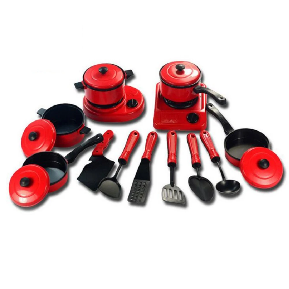 13pcs/set Kids Simulation Cook Ware Toy Play Toy Kitchen Cooking Utensils Pans Pots Dishes Accessories Set for Kids Play Toy
13pcs/set Kids Simulation Cook Ware Toy Play Toy Kitchen Cooking Utensils Pans Pots Dishes Accessories Set for Kids Play Toy