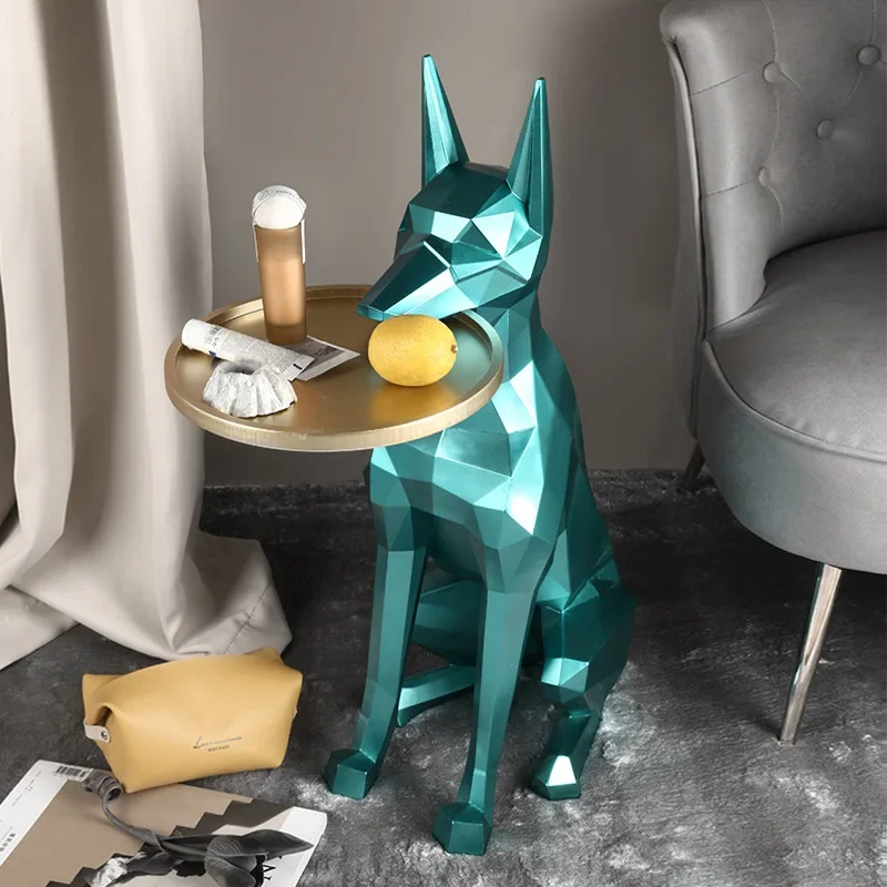 Creative Living Room Large Floor-standing Dog Ornaments TV Sofa Side Storage Rack Moving To New Home Desktop Storage Decorations
Creative Living Room Large Floor-standing Dog Ornaments TV Sofa Side Storage Rack Moving To New Home Desktop Storage Decorations
