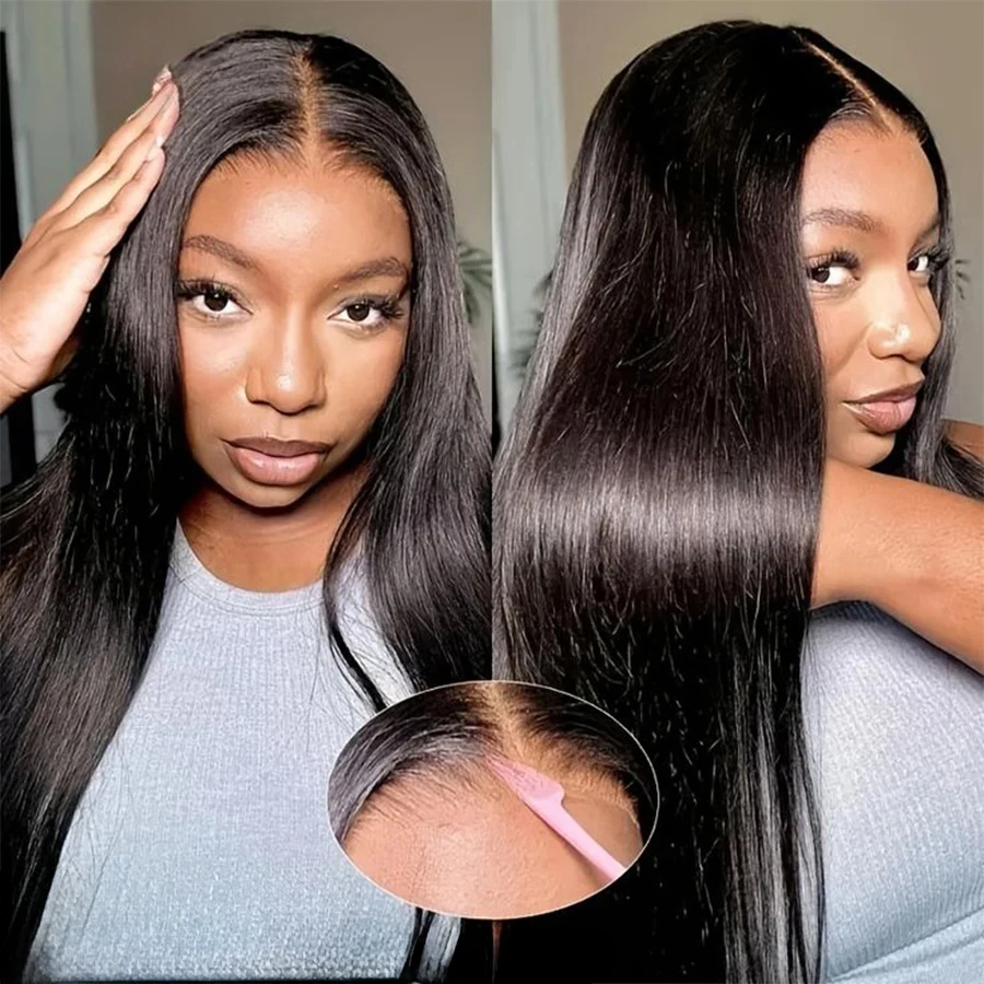 Ready To Wear Go Wig 30 36In Bone Straight 13x4 Lace Frontal Wig 100% Human Hair Preplucked 6x4 5x5 Transparent Lace Front Wig
Ready To Wear Go Wig 30 36In Bone Straight 13x4 Lace Frontal Wig 100% Human Hair Preplucked 6x4 5x5 Transparent Lace Front Wig