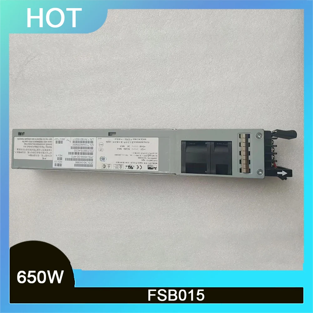 650 Вт FSB015 для JUNIPER JPSU-650W-DC-AFO 740- 043886 Источник питания постоянного тока
650 Вт FSB015 для JUNIPER JPSU-650W-DC-AFO 740- 043886 Источник питания постоянного тока