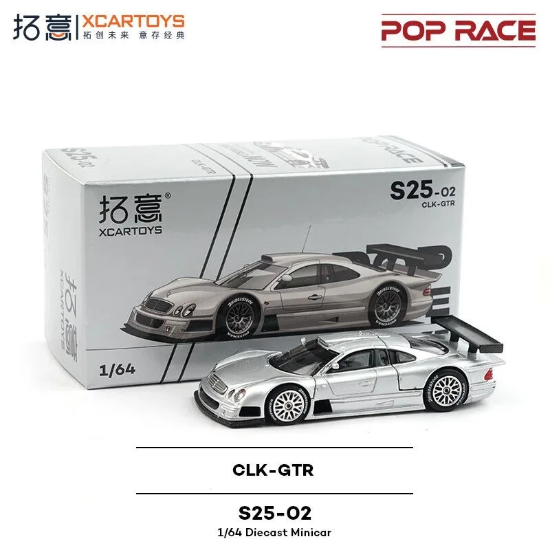 POPRACE XCARTOYS Limited 1/64 Mercedes-Benz CLK GTR Silver Racing S25-02 Small-scale Alloy Automobile Model
POPRACE XCARTOYS Limited 1/64 Mercedes-Benz CLK GTR Silver Racing S25-02 Small-scale Alloy Automobile Model
