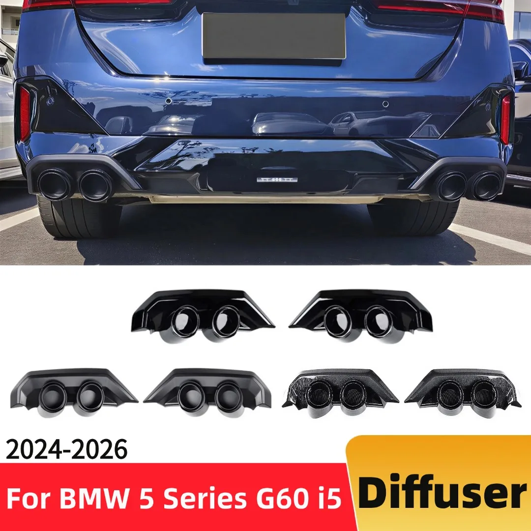 2PCS Exhaust Tip Decoration Cover Rear Lip Diffuser Protector Styling Body Kit For BMW 5 Series i5 G60 2024 2025 2026 M Sport
2PCS Exhaust Tip Decoration Cover Rear Lip Diffuser Protector Styling Body Kit For BMW 5 Series i5 G60 2024 2025 2026 M Sport