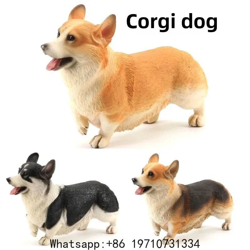 Realistic Corgi Dog Model Toy Figurine Gift for Children, Miniature Welsh Corgi Pet Dog Simulation Craft Ornament
Realistic Corgi Dog Model Toy Figurine Gift for Children, Miniature Welsh Corgi Pet Dog Simulation Craft Ornament