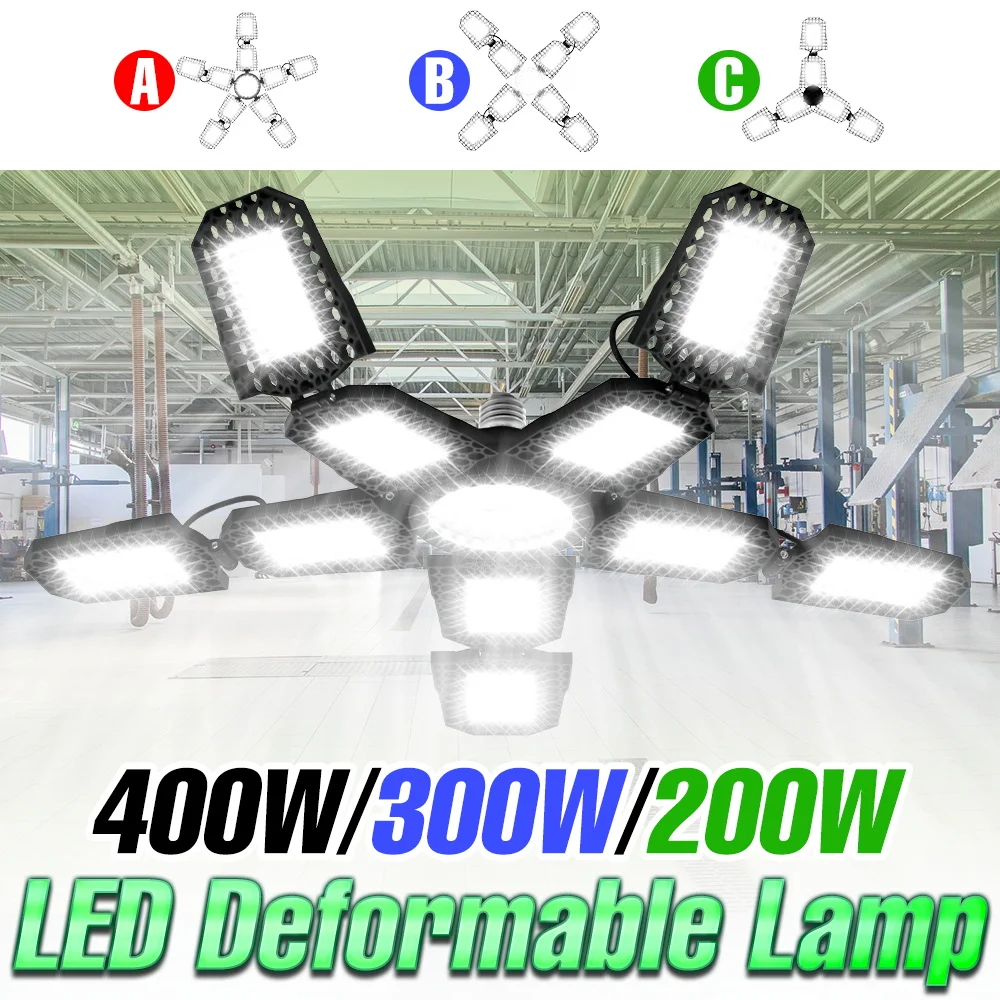 400W LED Garage Light 100-277V High Brightness Warehouse Ceiling Lamps E27 Workshop Lamp Basement Factory Parking Lot Lighting
400W LED Garage Light 100-277V High Brightness Warehouse Ceiling Lamps E27 Workshop Lamp Basement Factory Parking Lot Lighting