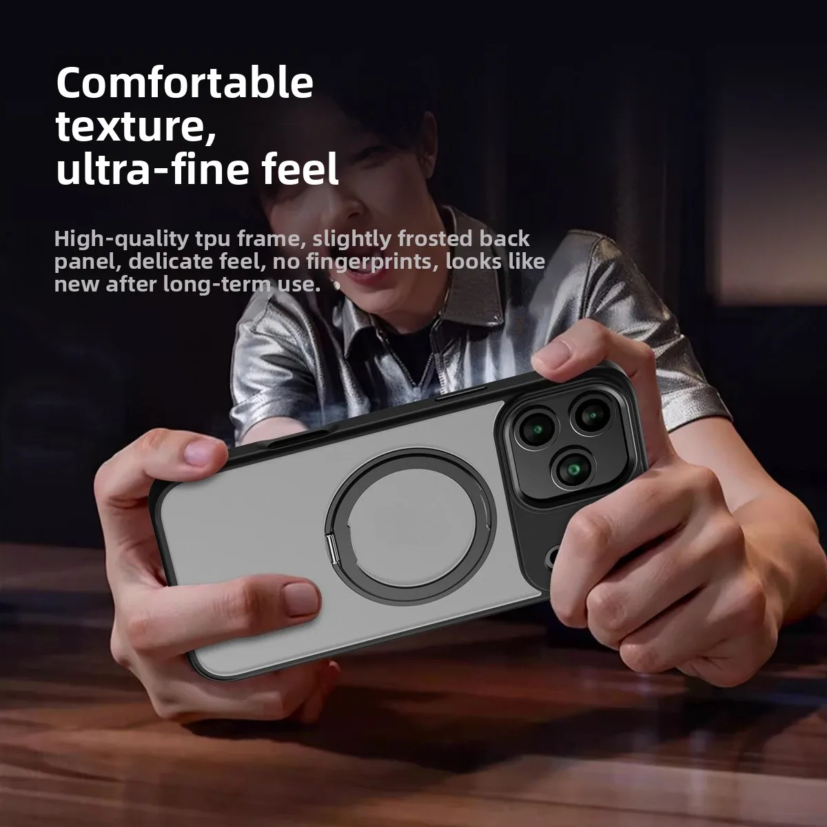 Heavy-Duty Magnetic Stand Phone Case For iPhone15/16/17 Pro Max - 360° Rotation, Strong Adsorption & Hands-Free Protection
Heavy-Duty Magnetic Stand Phone Case For iPhone15/16/17 Pro Max - 360° Rotation, Strong Adsorption & Hands-Free Protection