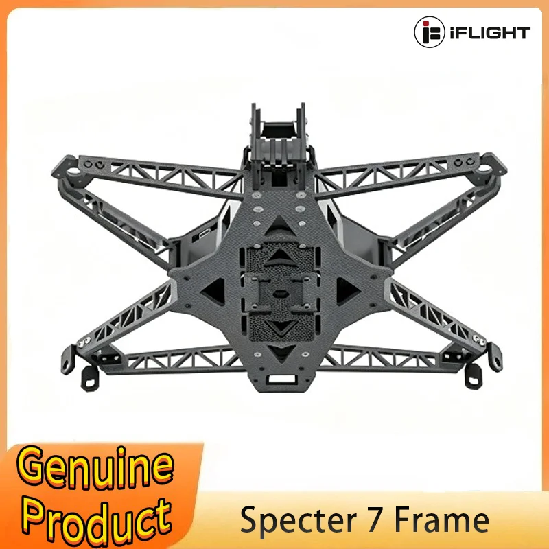 IFlight Specter 7 FPV Drone Frame 4mm Arm Thickness 306mm Wheelbase for FPV Freestyle Long Range Racing Drone
IFlight Specter 7 FPV Drone Frame 4mm Arm Thickness 306mm Wheelbase for FPV Freestyle Long Range Racing Drone