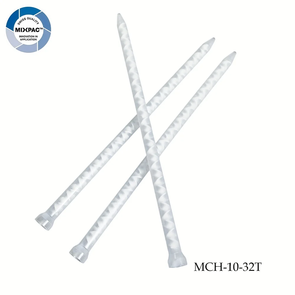 Sulzer Mixpac Static Mixer MCH 10-32T Mixing Nozzle Adhesive Static Mixing Tube Electronic Plastic Mixer Cutting Service
Sulzer Mixpac Static Mixer MCH 10-32T Mixing Nozzle Adhesive Static Mixing Tube Electronic Plastic Mixer Cutting Service
