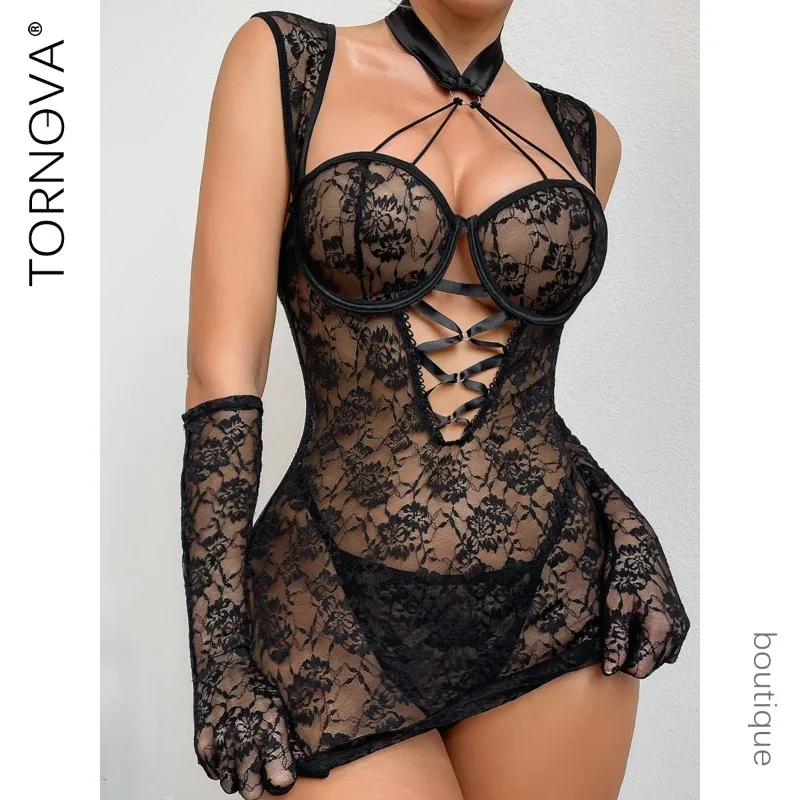 Tornova Сексуальная спальная юбка-стринги с перчатками в стиле пэчворк Прозрачное кружево с вырезами Тонкий интересный элегантный пижамный комплект для горячих девушек
Tornova Сексуальная спальная юбка-стринги с перчатками в стиле пэчворк Прозрачное кружево с вырезами Тонкий интересный элегантный пижамный комплект для горячих девушек