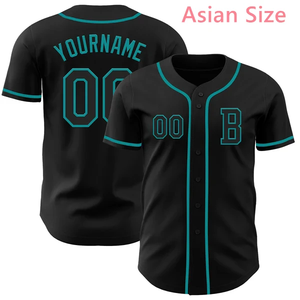 Customized Team Name Number Name Basebal Shirts Personalized DIY Black Stripe Sport Shirts Loose Quick Dry Basebal Uniform Tops
Customized Team Name Number Name Basebal Shirts Personalized DIY Black Stripe Sport Shirts Loose Quick Dry Basebal Uniform Tops
