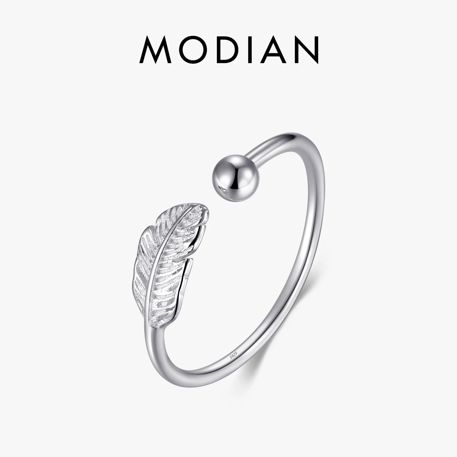 Modian New Arrivals Pure 925 Sterling Silver Bead Tree Leaf Simple Rings Trendy Adjustable Finger Ring For Women Female Jewelry
Modian New Arrivals Pure 925 Sterling Silver Bead Tree Leaf Simple Rings Trendy Adjustable Finger Ring For Women Female Jewelry