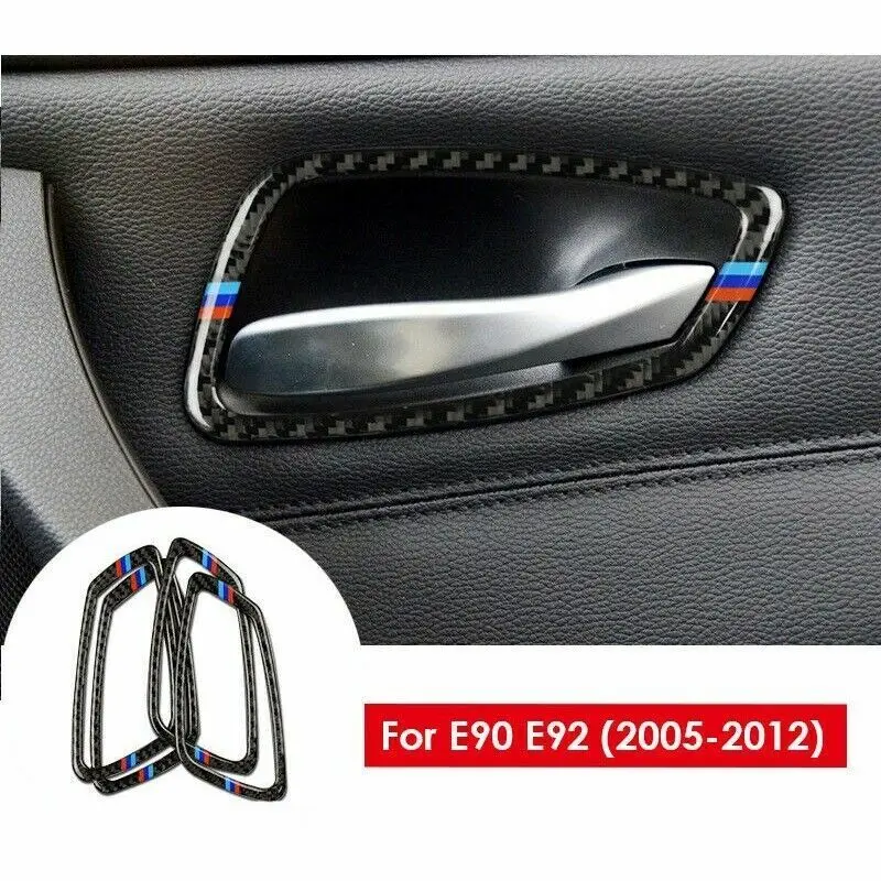 Carbon Fiber Interior Door Handle Cover Trims For BMW E90 E92 3 Series 2005-2012
Carbon Fiber Interior Door Handle Cover Trims For BMW E90 E92 3 Series 2005-2012