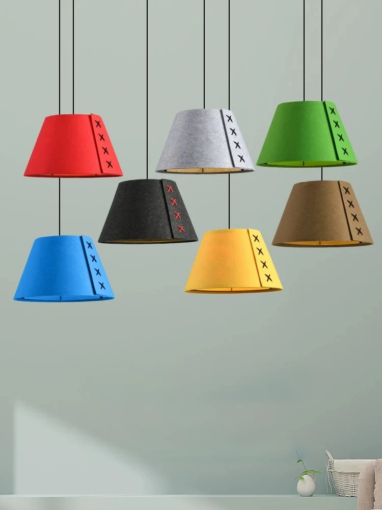 Creative Acoustic Sound-Absorbing Pendant Lights Hotel Coffee Shop Exhibition Hall Office Conference Room Felt Lighting Lamps
Creative Acoustic Sound-Absorbing Pendant Lights Hotel Coffee Shop Exhibition Hall Office Conference Room Felt Lighting Lamps