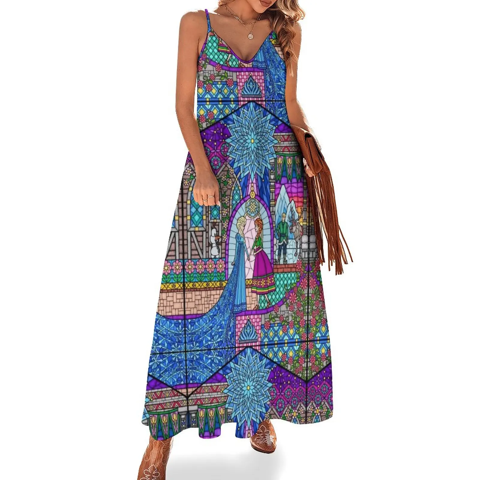 Sisterly Love in the Stained Glass Window Sleeveless Dress elegant and pretty women's dresses Woman clothing
Sisterly Love in the Stained Glass Window Sleeveless Dress elegant and pretty women's dresses Woman clothing