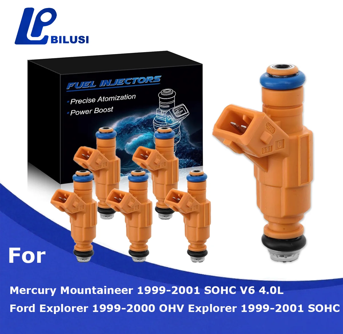 Bilusi 0280155900 Fuel Injectors Compatible with Ford Explorer 1999-2001 Mercury Mountaineer 1999-2001 V6 4.0L Gas
Bilusi 0280155900 Fuel Injectors Compatible with Ford Explorer 1999-2001 Mercury Mountaineer 1999-2001 V6 4.0L Gas