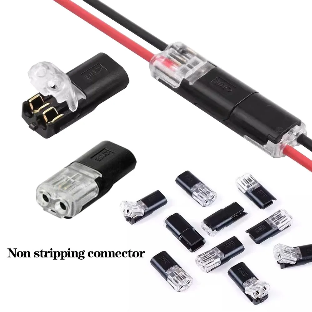 2Pin 2 Way Single Color Led Strip Lights Connectors Low Voltage Electrical Connector No Welding No Stripping Wire Plug Connector
2Pin 2 Way Single Color Led Strip Lights Connectors Low Voltage Electrical Connector No Welding No Stripping Wire Plug Connector