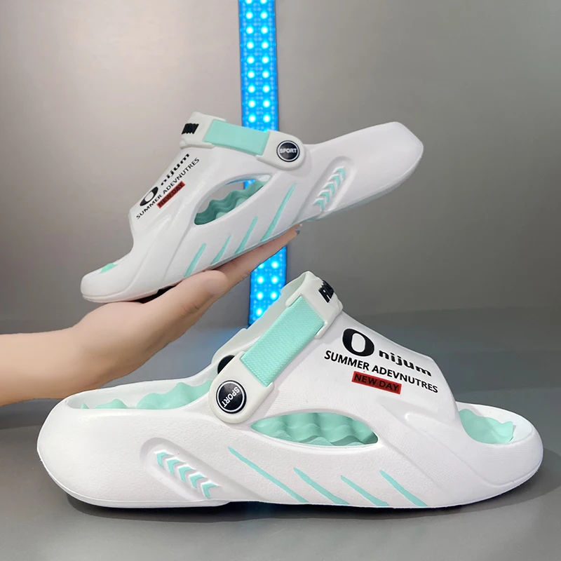 ELUVA летние сандалии унисекс, легкие удобные шлепанцы, нескользящая подошва из ЭВА, пляжная домашняя и уличная удобная обувь
ELUVA летние сандалии унисекс, легкие удобные шлепанцы, нескользящая подошва из ЭВА, пляжная домашняя и уличная удобная обувь