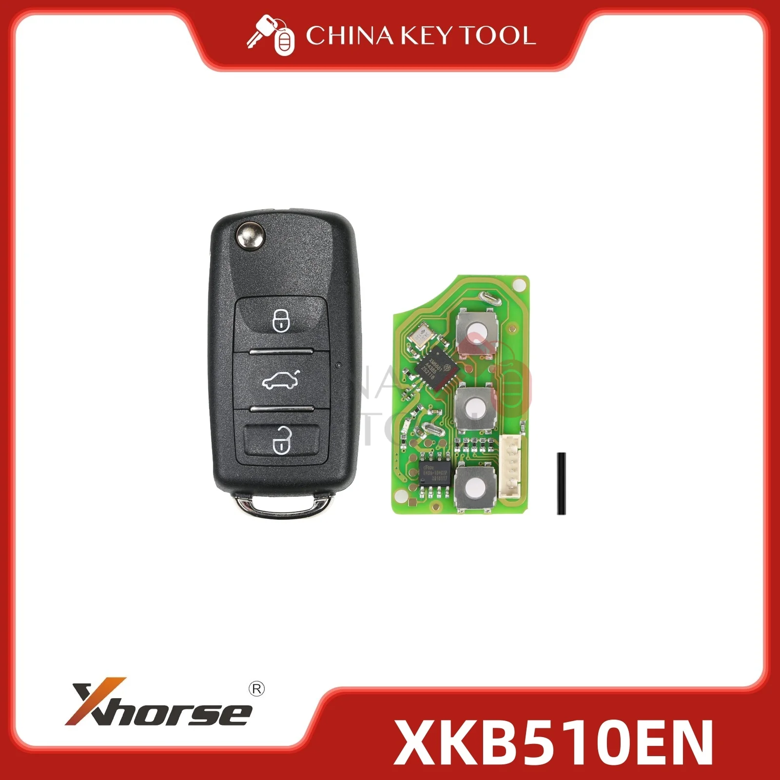 Универсальный дистанционный ключ Xhorse B5, тип 3, кнопки XKB510EN, глобальная версия
Универсальный дистанционный ключ Xhorse B5, тип 3, кнопки XKB510EN, глобальная версия