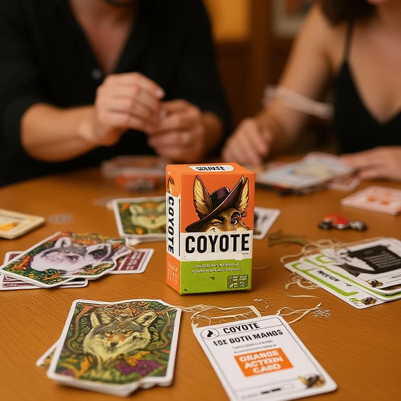 Карточная игра Coyote Party, Карточная игра Meet The Action, полная высокой плотности и хавок, Забавные экшн-карточные игры Игра Coyote
Карточная игра Coyote Party, Карточная игра Meet The Action, полная высокой плотности и хавок, Забавные экшн-карточные игры Игра Coyote