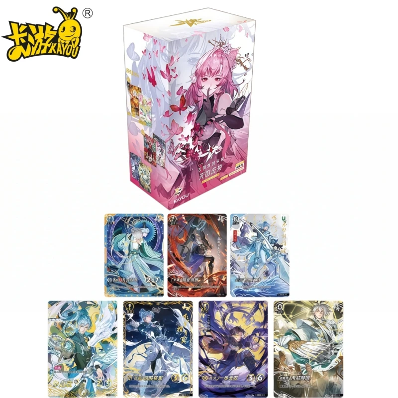 KAYOU Duel Three Kingdoms Battle Card Supplement Pack Официальная подлинная периферийная игровая коллекция TCG Игрушечная карта Подарочная оригинальная коробка
KAYOU Duel Three Kingdoms Battle Card Supplement Pack Официальная подлинная периферийная игровая коллекция TCG Игрушечная карта Подарочная оригинальная коробка