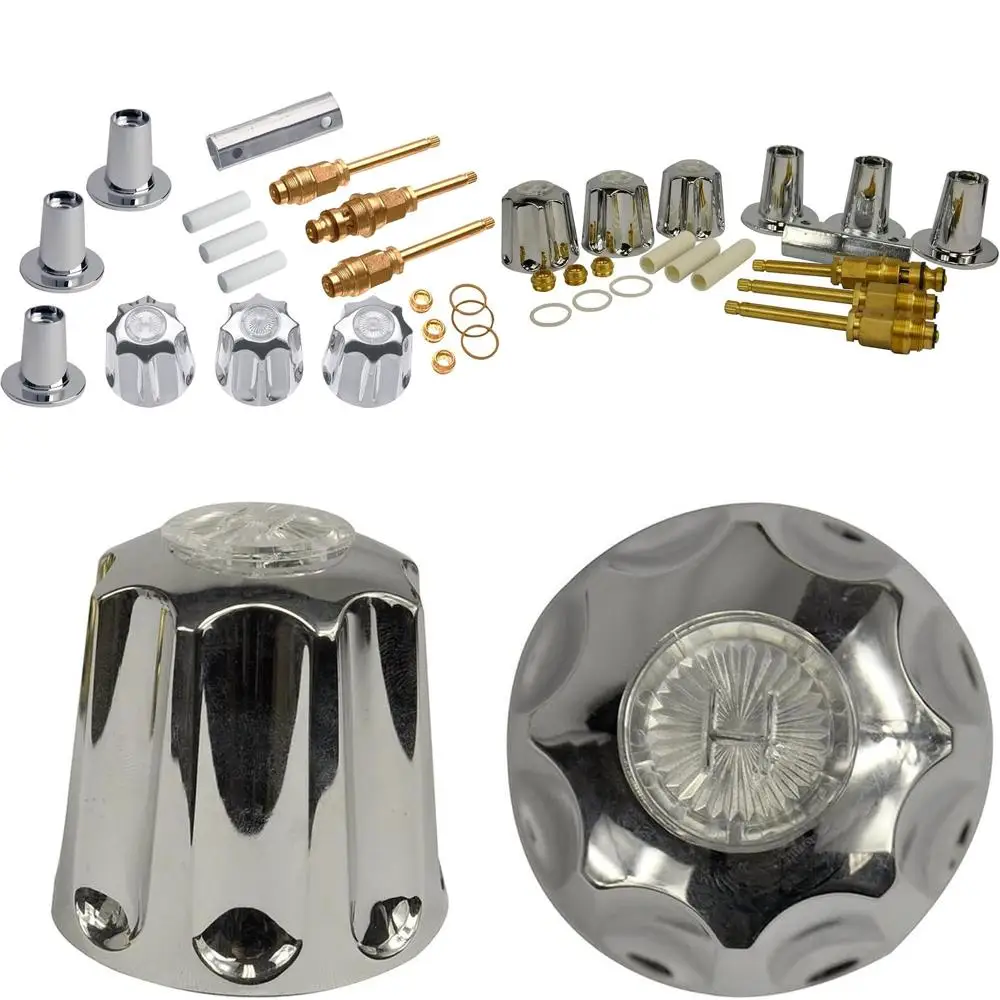 3-Handle Shower and Bathtub Rebuild Trim Kit, Chrome Finish (39615)
3-Handle Shower and Bathtub Rebuild Trim Kit, Chrome Finish (39615)