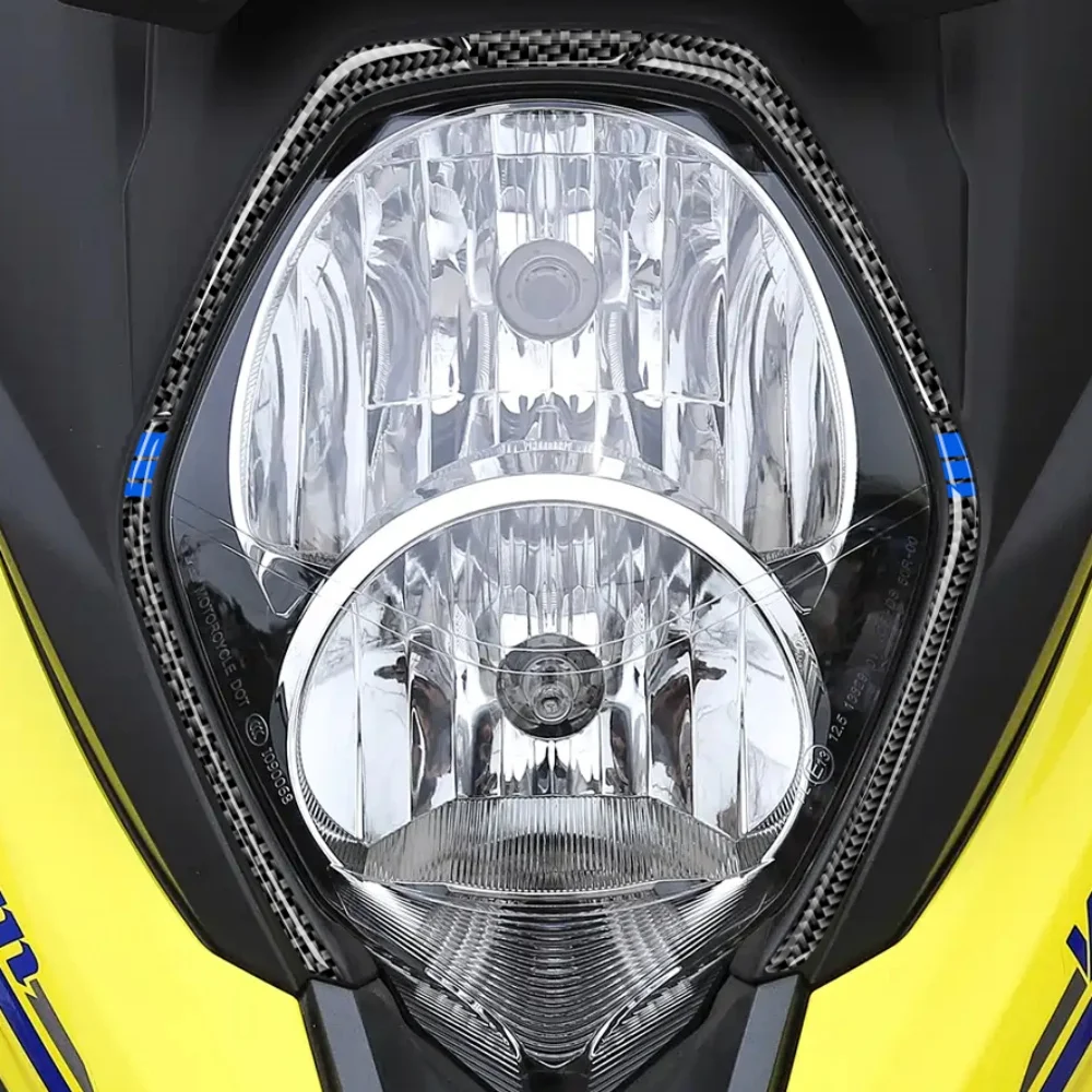 Motorcycle Carbon Fiber for V-Strom 650 DL650 650XT Headlight Bezel Trim Cover Decal Sticker
Motorcycle Carbon Fiber for V-Strom 650 DL650 650XT Headlight Bezel Trim Cover Decal Sticker