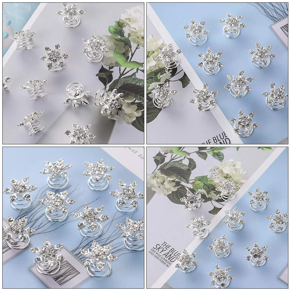 20pcs Alloy Pins Durable Styling Tools For Women Snowflake Bridal Hair Pin Wedding Bridal Party Snowflake Swirl Twists Coils 
20pcs Alloy Pins Durable Styling Tools For Women Snowflake Bridal Hair Pin Wedding Bridal Party Snowflake Swirl Twists Coils