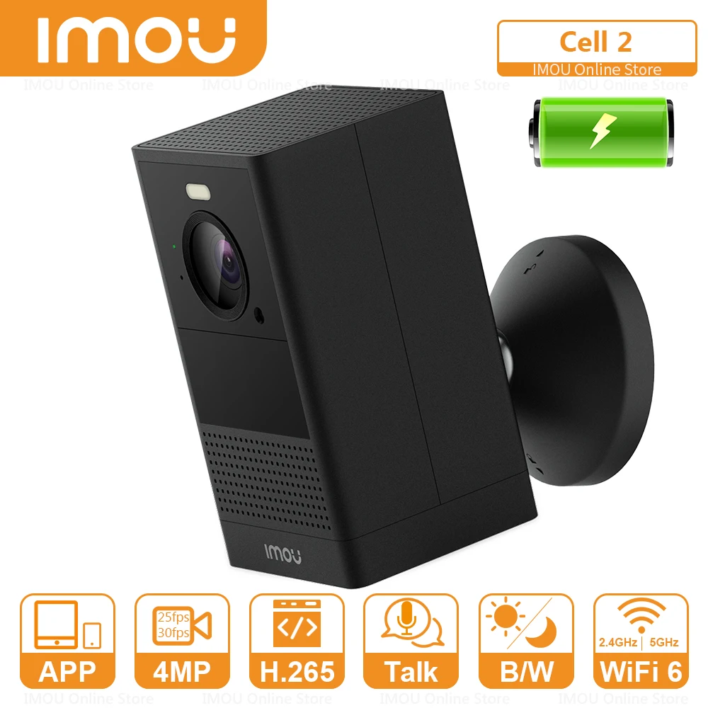 IMOU 4MP Solar Powered Rechargeable Battery Camera Wireless 5G Wifi Connection Color Night Vision Two-way Talk Cell 2
IMOU 4MP Solar Powered Rechargeable Battery Camera Wireless 5G Wifi Connection Color Night Vision Two-way Talk Cell 2