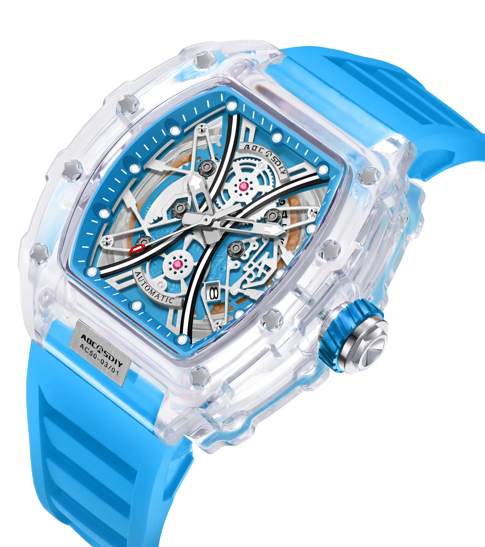 New Men's Watch Hollow Sport Silicone Strap Waterproof Calendar Quartz Wristwatches Male Clock Relogio Masculino Drop Shipping
New Men's Watch Hollow Sport Silicone Strap Waterproof Calendar Quartz Wristwatches Male Clock Relogio Masculino Drop Shipping